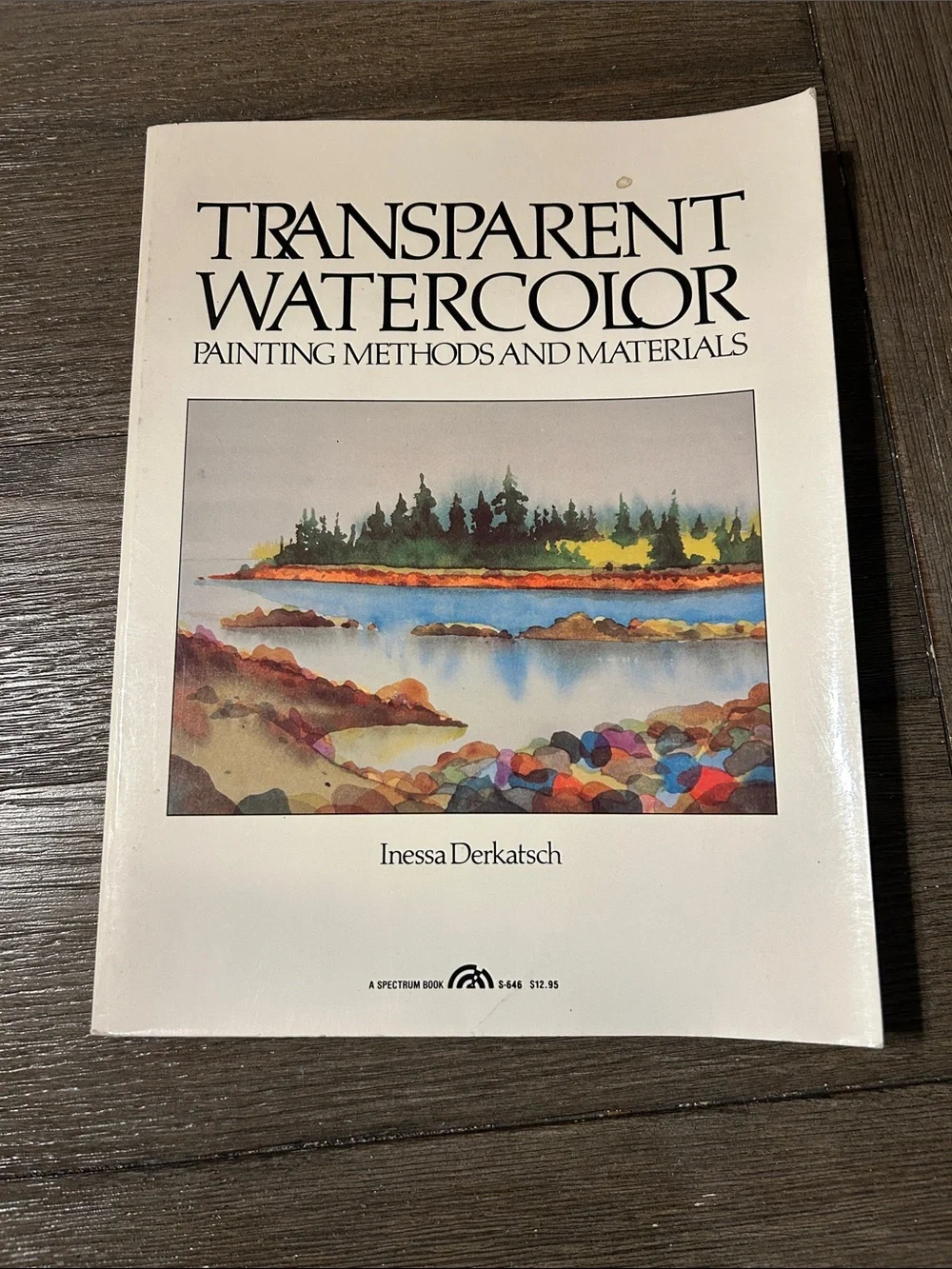 Watercolor instruction book group painting methods 4 books very good condition